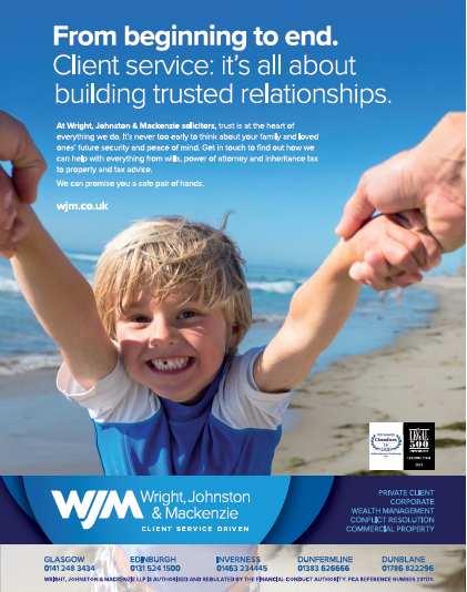 WrightJohnston's tweet photo. Great coverage for WJM in today's #LegalScot, including Managing Partner @FraserG_WJM who reflects on an unprecedented year helping clients navigate their way through the #pandemic &amp; moving forward with a positive outlook #trustedrelationships #clientservicedriven #wjm https://t.co/2BiQM30IIS