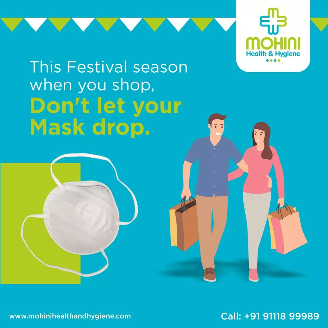 MohiniHH's tweet photo. This Festival season when you shop, Don't let your Mask drop.😷
--
To know more about us Call +91 91118 99989.

#IndiaFightsCorona #MohiniHealthAndHygiene #Mask #Sanitizer #Thermometer #PulseOximeter https://t.co/sAMKi7NRuo