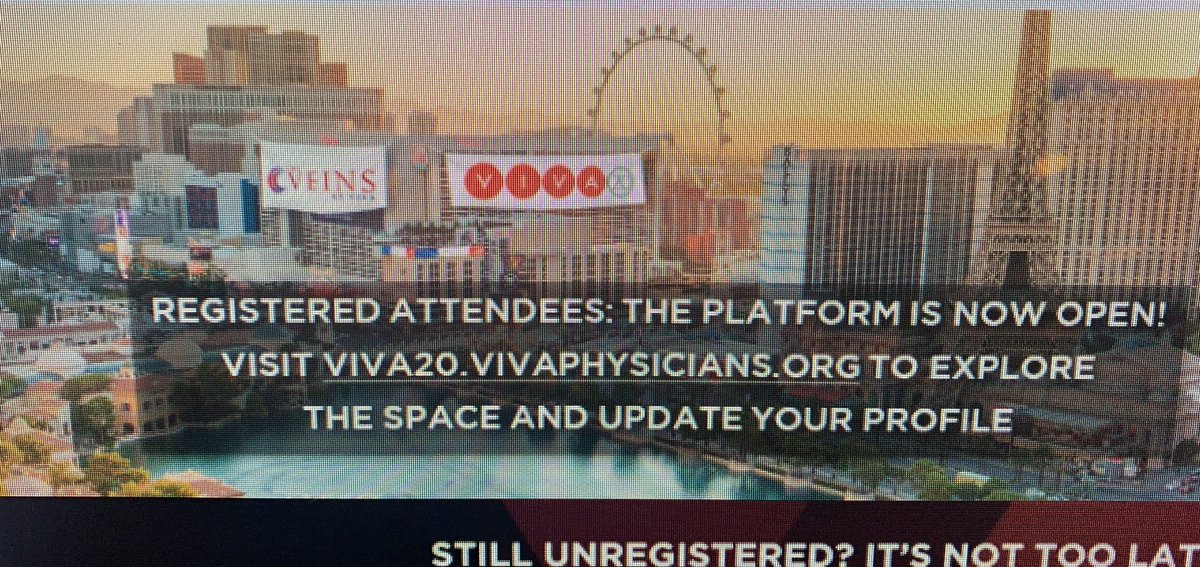 drseanlyden's tweet photo. VIVA 2020 Begins in 1 hour #VIVA20 #vivaphysicians @TonyDasMD @garyansel @docmrjaff @RKolluriMD @JRUNMD @JohnLairdMD @MaureenKohi @JoshuaBeckmanMD #VIVAPVD https://t.co/d7SlFv6Atp