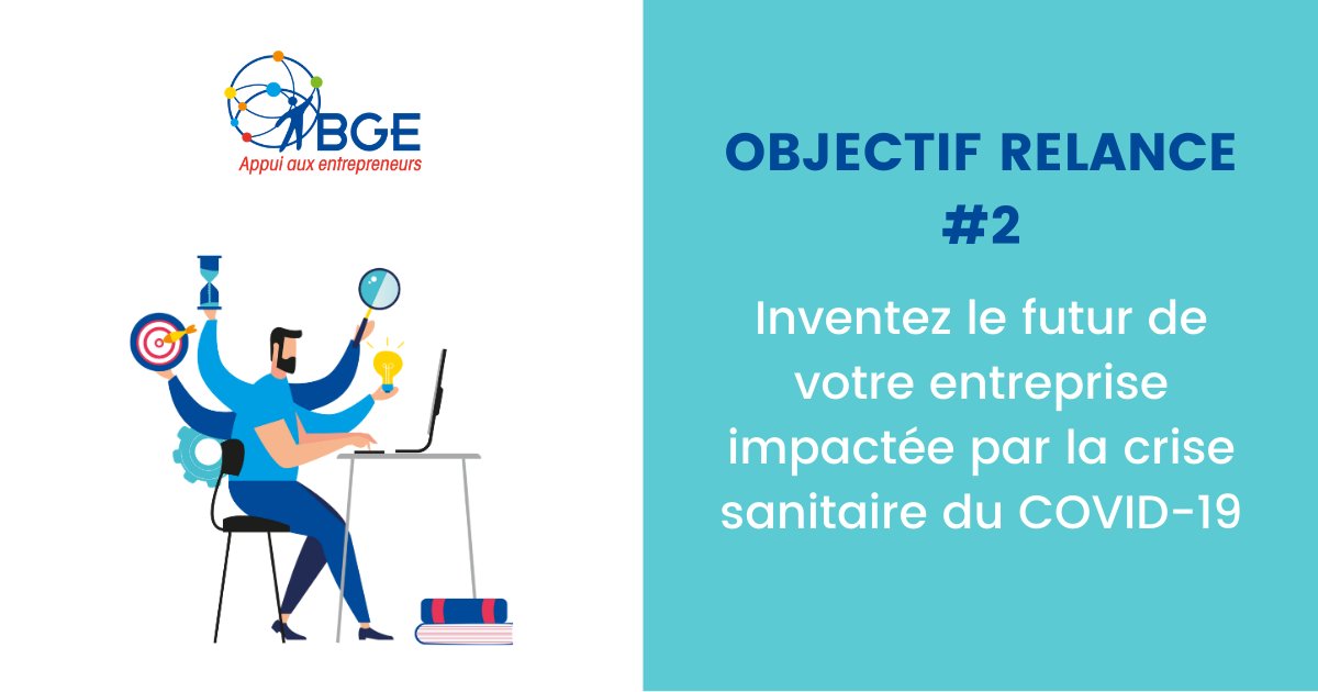 #Confinement épisode 2... Et après? 🤔Pour s'adapter et préparer demain, objectif #relance pour les #dirigeants et créateurs d'#entreprise  !👉  BGE et l'#AGEFICE vous proposent une nouvelle formation en ligne pour préparer l'après crise sanitaire. ow.ly/i1q250Cc5xM