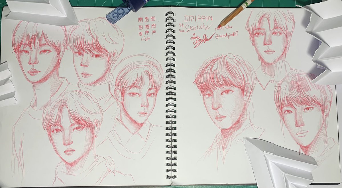 wendyindiii's tweet image. ชั้นอู้งาน ทุกคนรู้ โลกรู้ 😢 #keeppractice #DRIPPINfanart #DRIPPIN