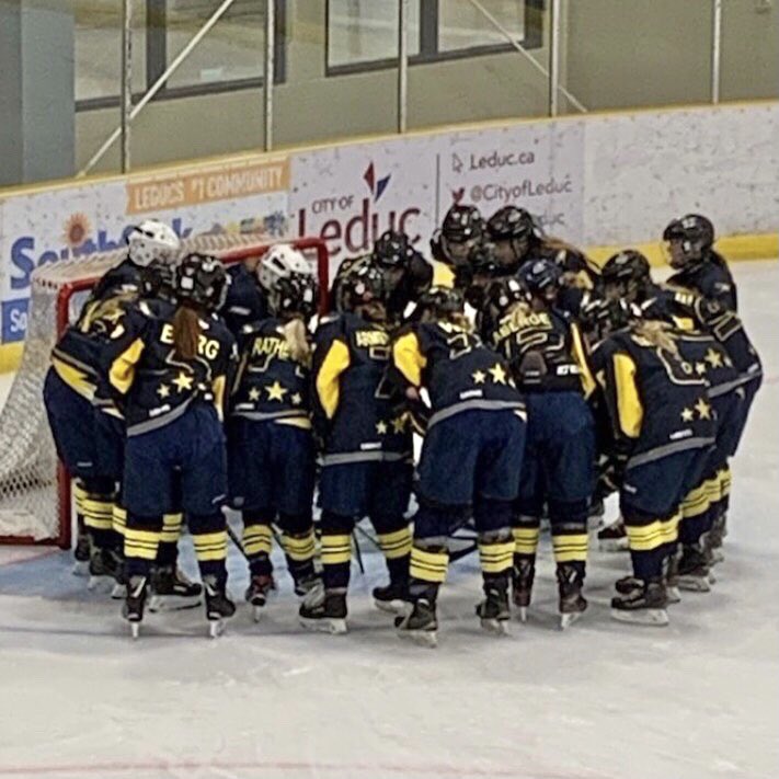 NCIBantamElite's tweet photo. It’s game day!  The girls are ready 🏒 Impact vs Pandas for round 2! puck drops @ 8:15 #watchmyimpact https://t.co/RfXd5F2rUR