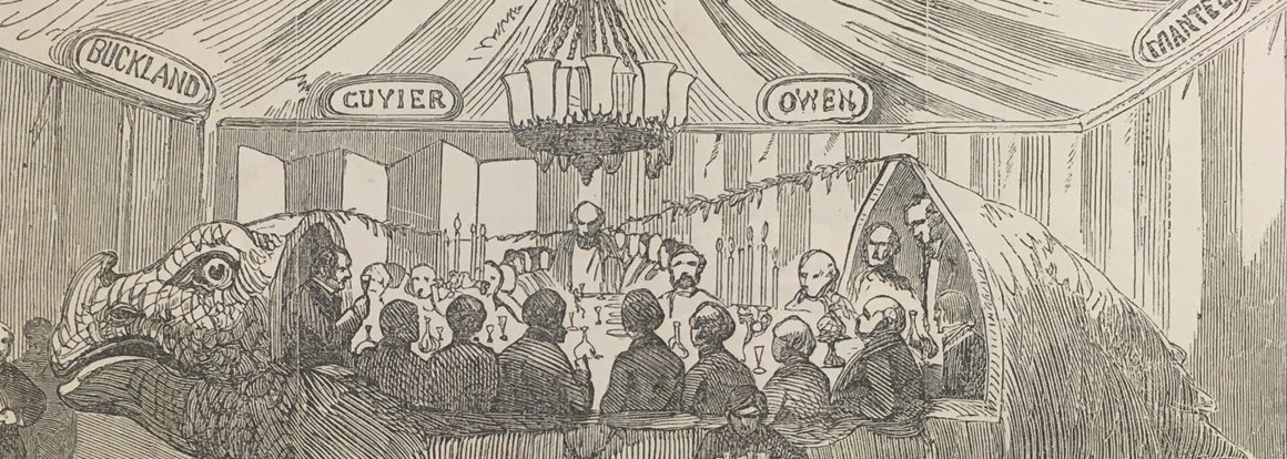 BUT - the Illustrated London News image and various literary sources report an adjacent table. Some guests surely sat there most of the night, perhaps only cramming into the model at ceremonial moments (toasts, speeches etc.).