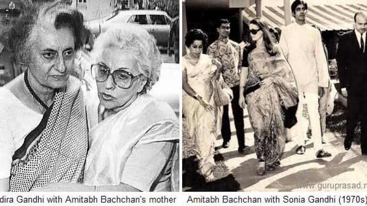 But at the time Indira Gandhi wasn't happy about the marriage as when Sonia came to India it was Amitabh Bacchan and his Mother Teji Bacchan who went to airport to pick the Italian girl. So here comes the intervention of KGB.