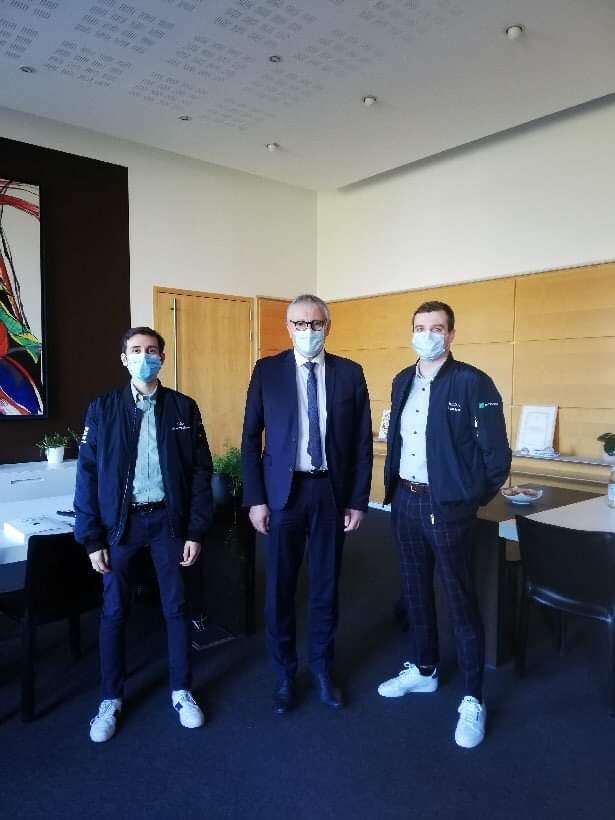 Aujourd’hui, notre Président et notre Vice-président ont eu la chance de rencontrer Laurent TROGRLIC, Vice-président délégué au développement économique de Meurthe-et-Moselle. Ils ont pu échanger sur la Junior-Entreprise et ont aussi évoqué de possibles projets en collaboration.