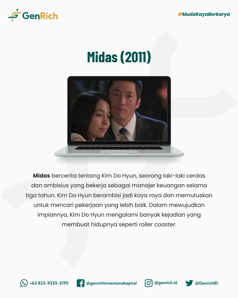 GenrichID's tweet photo. Tak perlu khawatir dan bosan untuk kamu yang sedang Work From Home (WFH). Karena @genrich.id akan memberikan 4 Rekomendasi Drama Korea yang pastinya akan menambah wawasan dan pengalaman kamu seputar permasalahan finansial. 
#GenRich #GenerasiRich #MudaKayaBerkarya https://t.co/4UIngWchrD