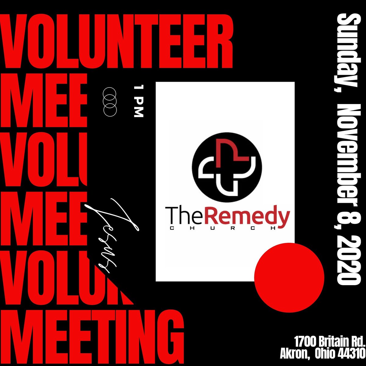 TheRemedyNation's tweet photo. "Culture either happens by default or by design!" @richwilkersonjr

Our first volunteer meeting is this Sunday,  November 8th @1p. Meet us at 1700 Brittain Road Akron,  Ohio so we can discuss culture,  strategy,  methods,  etc. 

#TheRemedyNation https://t.co/a6SR1idP2K