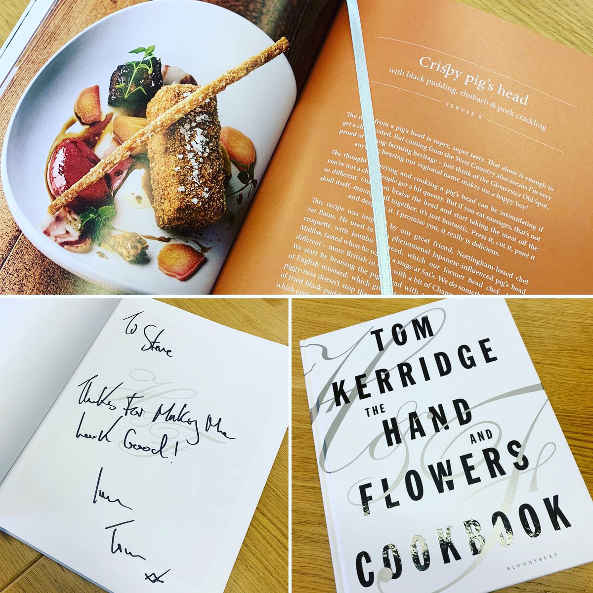 Look what arrived this morning <a href="/ChefTomKerridge/">Tom Kerridge</a> - THANK YOU chef for an amazing book - looking forward to creating some right lush dinners over #lockdown2 !!! 😀😀😀👍👍👍❤️❤️❤️