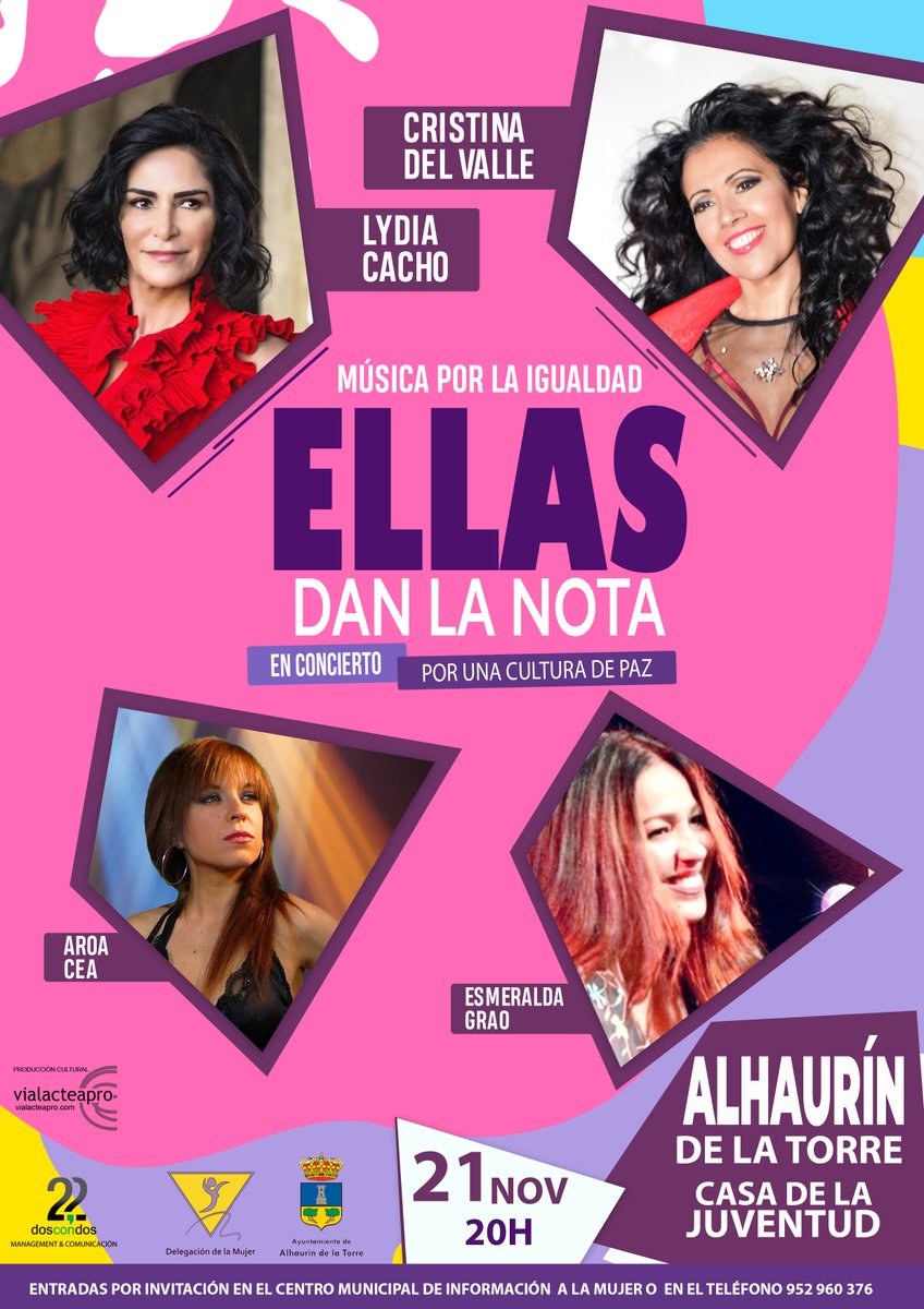 doscondosmyc's tweet photo. Este mes de Noviembre tenemos dos citas con @ellasdanlanota ....21-11 en Alhaurin De la Torre y 28-11 en Elche....se podrá??? Seguro que sí. Con @cristinadlvalle @esmeralda_grao ,#Aroacea y @lydiacachosi . https://t.co/dpZdqqhWd2