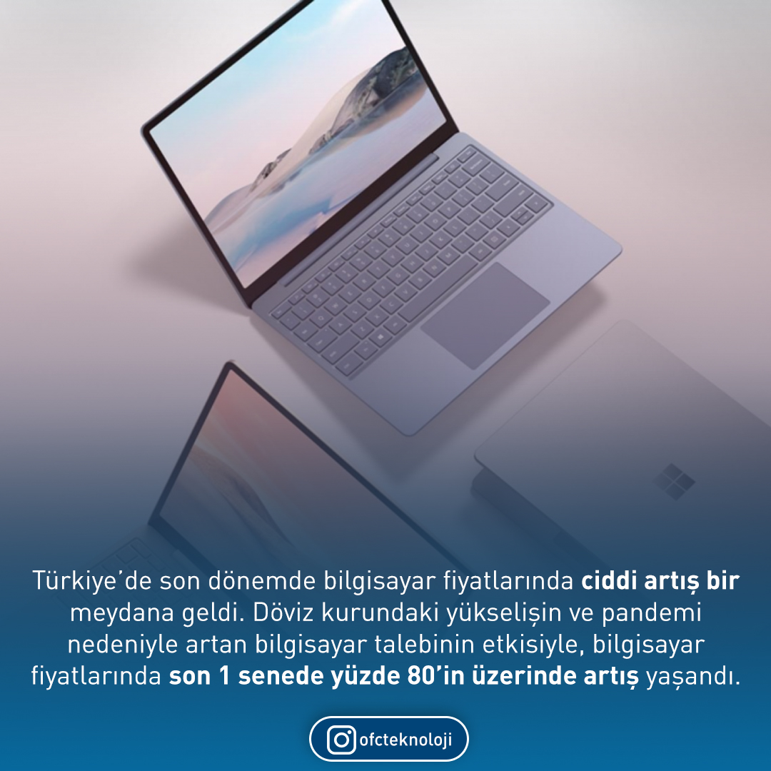 Türkiye’de son dönemde bilgisayar fiyatlarında ciddi artış bir meydana geldi. Döviz kurundaki yükselişin ve pandemi nedeniyle artan bilgisayar talebinin etkisiyle, bilgisayar fiyatlarında son 1 senede yüzde 80’in üzerinde artış yaşandı.