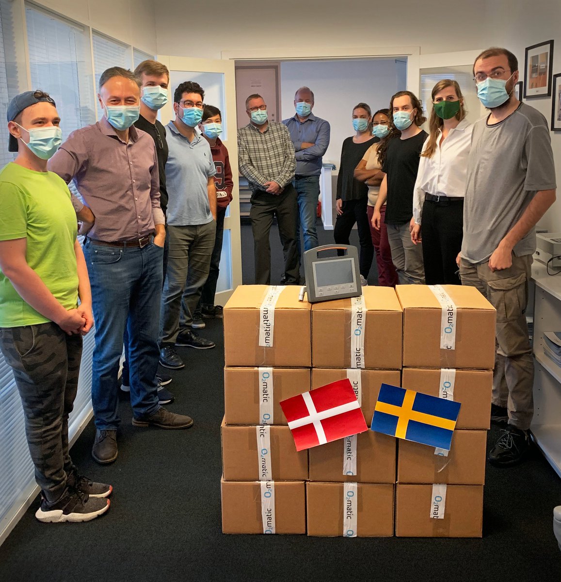 o2matic's tweet photo. We are proud and excited to start a partnership with one of the best healthcare providers in Sweden, Linde Healthcare (AGA). We look forward to a close and long cooperation with our neighbours across Oresund.

#o2matic #swedishhealthtech #healthtech #covid19 #covid #covidresearch https://t.co/Hz4caSkhg2