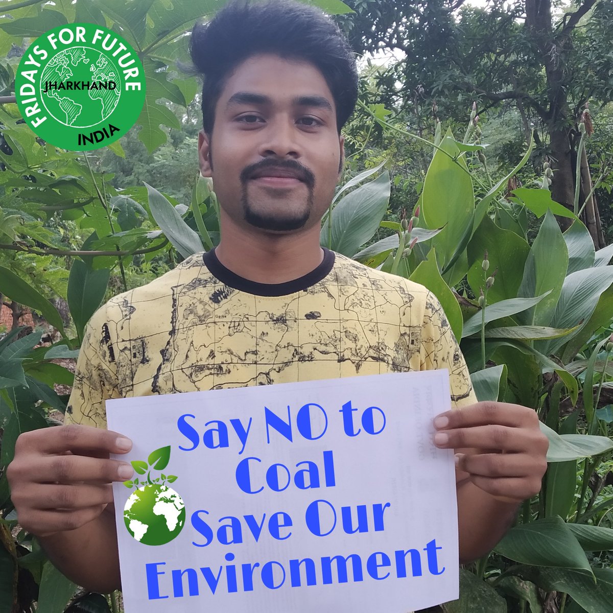 fffjharkhand's tweet photo. Let's prove to the government that we are not approving it's plan to make Goa a Coal Hub.
#goa #stopcoal #savemollem #goadiaries #protests #climateaction #climatejustice #actnow #fffjharkhand #fffindia #youthinaction  #adivasiinact https://t.co/8wIl2ROHsf