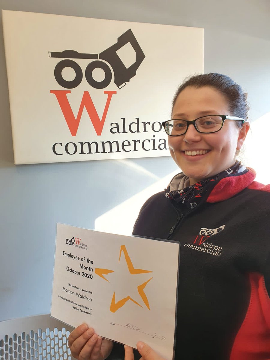 Waldron_com's tweet photo. Congratulations to our October employee of the month Morgan #employeeofthemonth https://t.co/uX1AsNpXZ8