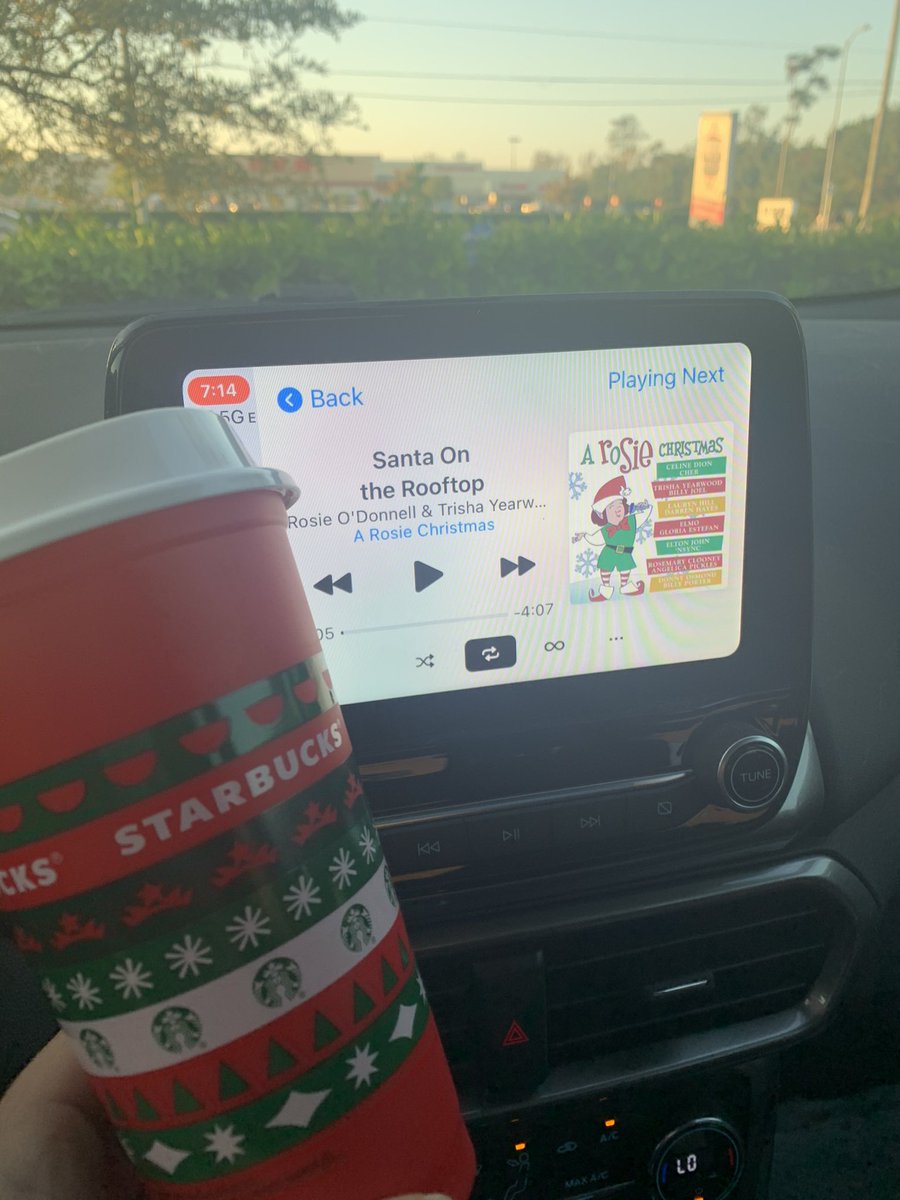 MsShirey_SWE's tweet photo. Rocking out this morning to my favorite Holiday Music with my new Holiday Cup from @Starbucks #SWExcellence #SWEselfcare https://t.co/HxCVoIk6F8