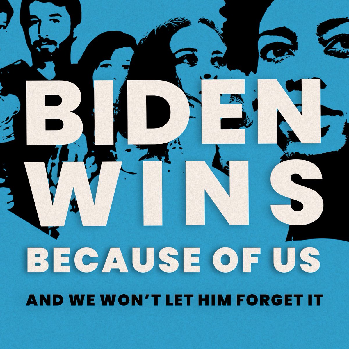 PAStandsUp's tweet photo. Biden won PA because of us. When it comes to the big numbers, it’s working class people, old and young, of every race who showed up to defeat Trump. Now Biden has a critical window to deliver for everyday people like us. He had better. #UptoUsPA #WeGoTogether #CountEveryVote https://t.co/PXRHTN3Nr7