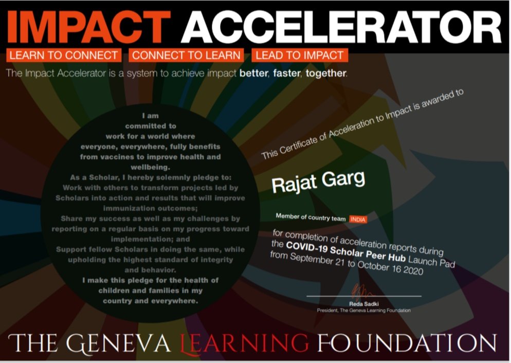 rajatgarg123's tweet photo. Received the Certificate of Acceleration to impact from TGLF
Thanks to @DigitalScholarX @redasadki @CharlotteMbuh
#Learntoconnect #Connecttolearn #Leadtoimpact https://t.co/NbDWMcdOXO