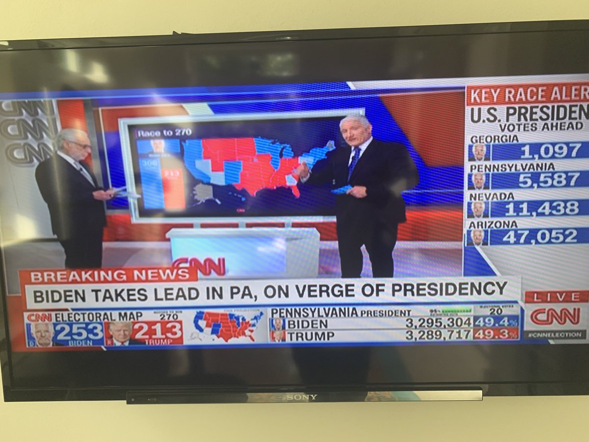 jorgeramosnews's tweet photo. Biden se adelanta por primera vez en Pennsylvania https://t.co/0fUhAFuSoK