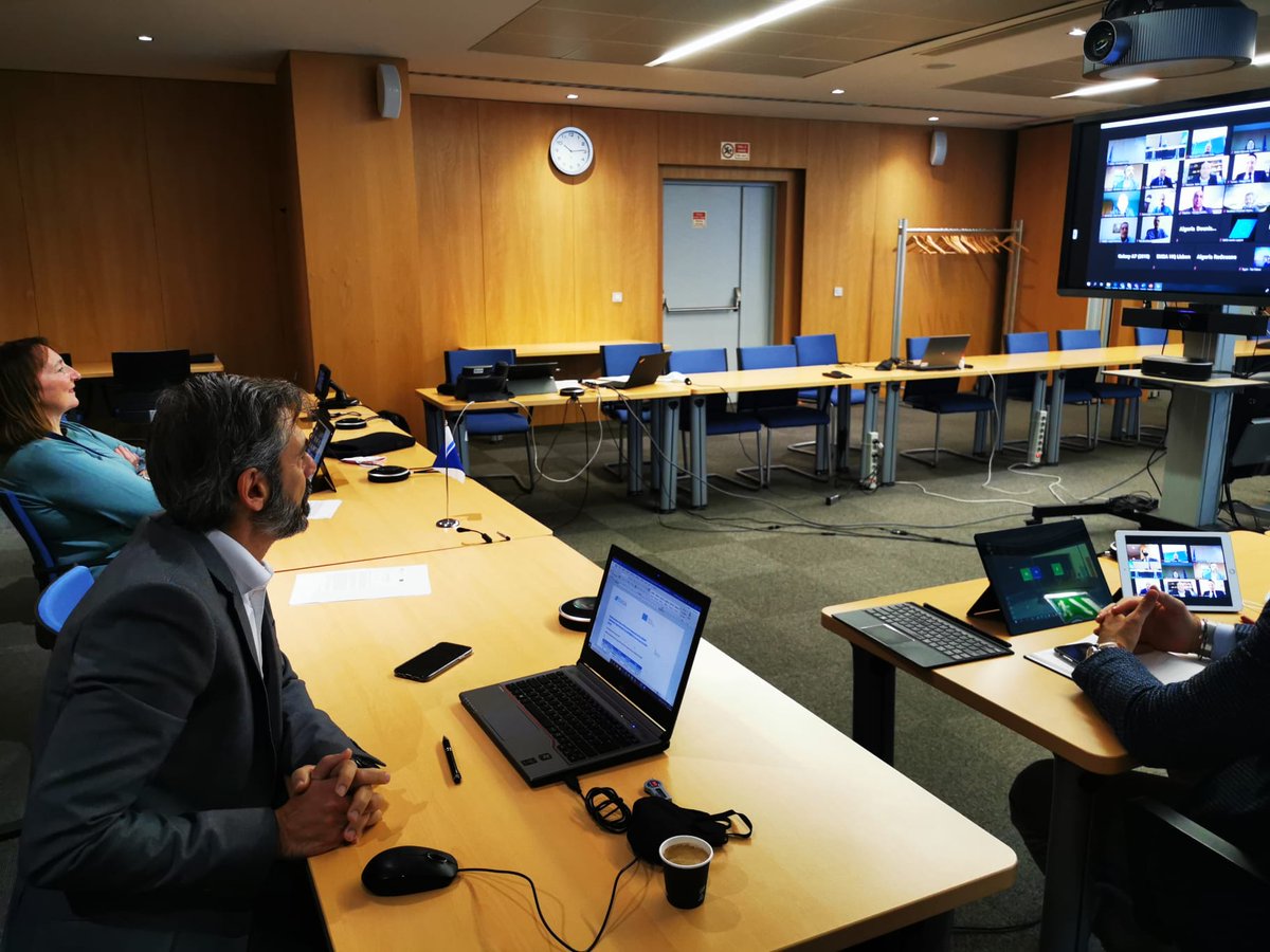 EMSA_EU's tweet photo. 4th Steering committee of #SAFEMED IV and #BCSEA projects endorsed respective #action plans on 3 &amp; 5/11. #Med 🇩🇿 🇮🇱 🇱🇾 🇯🇴 🇵🇸 🇲🇦 🇹🇳 &amp; #Eastern partners 🇦🇿 🇬🇪 🇰🇿 🇲🇩 🇹🇲 🇹🇷 🇺🇦 praised @EMSA_LISBON for supporting their #capacitybuilding @eu_near @Transport_EU @EU_MARE @blackseacommiss https://t.co/KylvR1uM94