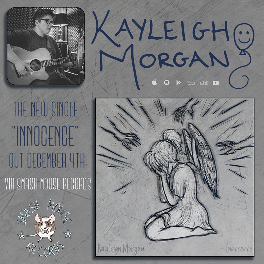 We are proud to announce another new artist to the Smash Mouse Family - Kayleigh Morgan! <a href="/KayMorganMusic/">Kayleigh Morgan</a> 
Her new single "Innocence" is due to release December 4th, 2020. 
distrokid.com/hyperfollow/ka…
#SmashMouseRecords #newmusic #acoustic #singersongwriter #feminism #welsh #folk