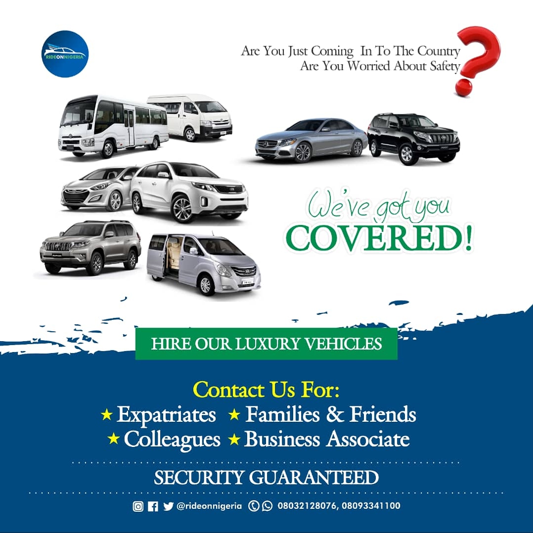 rideonnigeria's tweet photo. #rideonnigeria #carrentalservice #carrental #carreservation #carrentalinlagos #carhirelagos #carhirenigeria #rentacar #airportmeetandgreet #airporttransfer #lagosairport #escort #escortservice #driverrecruitment #driveroutsourcing #driverhire #fleetmanagement #transportation https://t.co/ROeq9yKRqO
