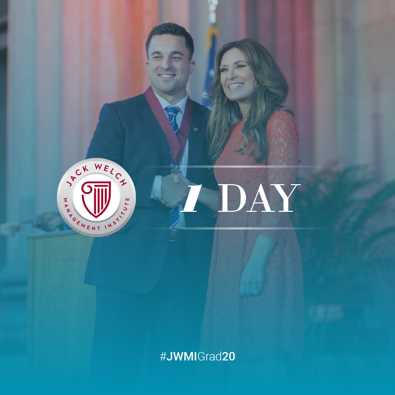 CEOpapers's tweet photo. JackWelchMBA: TOMORROW is the big day! Just one more day until graduation. Be sure to tag us using #JWMIGrad20. https://t.co/3VDQhYR5PC