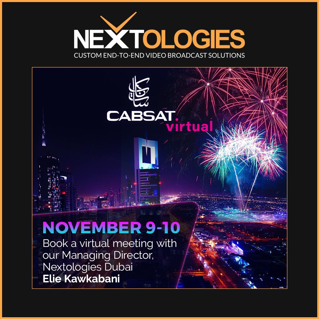 Nextologies's tweet photo. 𝐌𝐄𝐄𝐓 𝐍𝐄𝐗𝐓𝐎𝐋𝐎𝐆𝐈𝐄𝐒 𝐀𝐓 𝐕𝐈𝐑𝐓𝐔𝐀𝐋 𝐂𝐀𝐁𝐒𝐀𝐓 𝟐𝟎𝟐𝟎!
Next level technologies to enable your digital transformation! #FridayMotivation #FridayThoughts #FridayVibes #WFH #Dubai #DigitalTransformation #technology #VirtualEvents https://t.co/sYxWk43XyG