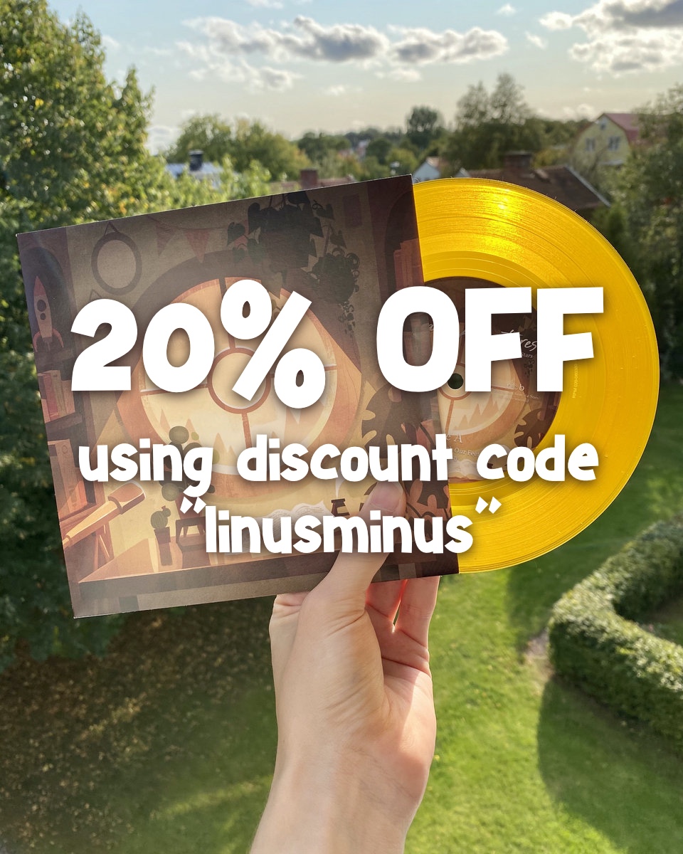 linusfts's tweet photo. It's Bandcamp Friday! Use discount code "linusminus" for 20% off on digital downloads, CDs and vinyls until Sunday ✨

https://t.co/rK7cLmGpb1 https://t.co/QKVJETfwfP