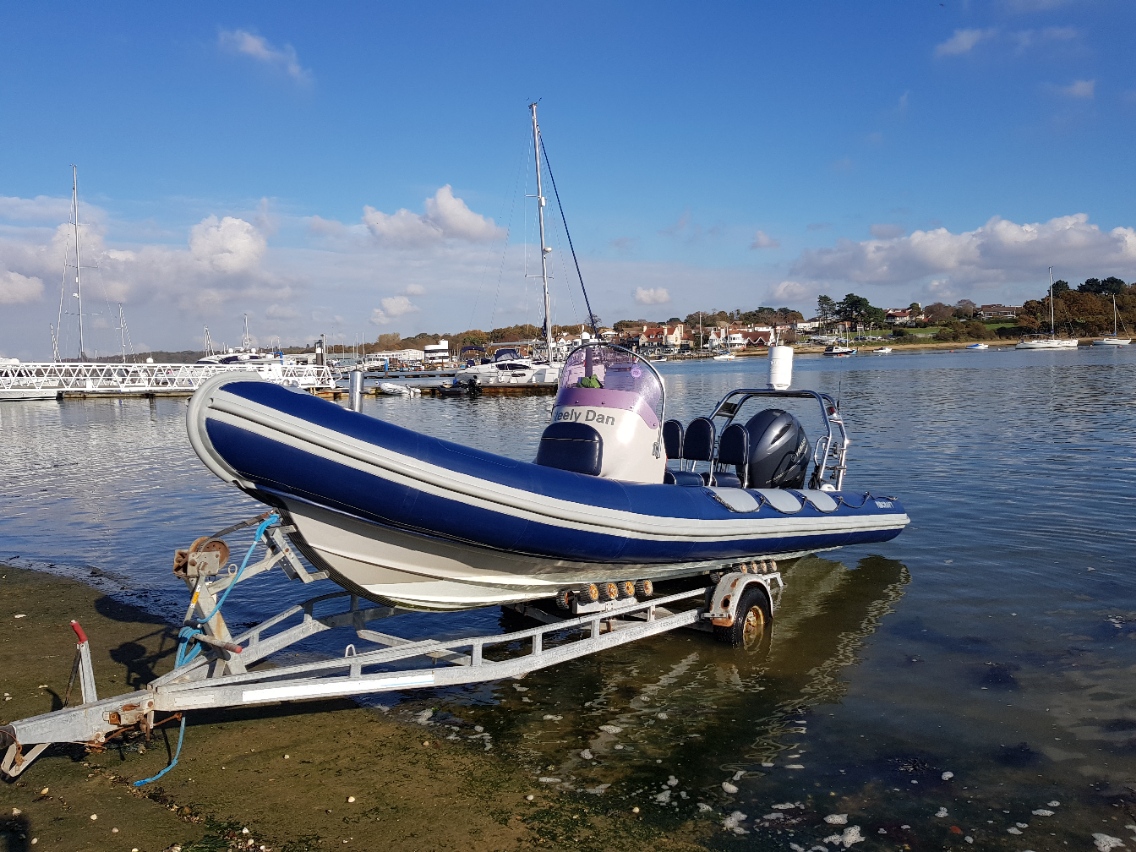 RibShop's tweet photo. Steely Dan living up to its name after a chilly launch this week following an ocean blue re-tube complete with wear patches and self-splicing rope. https://t.co/MFh3goqfvt
