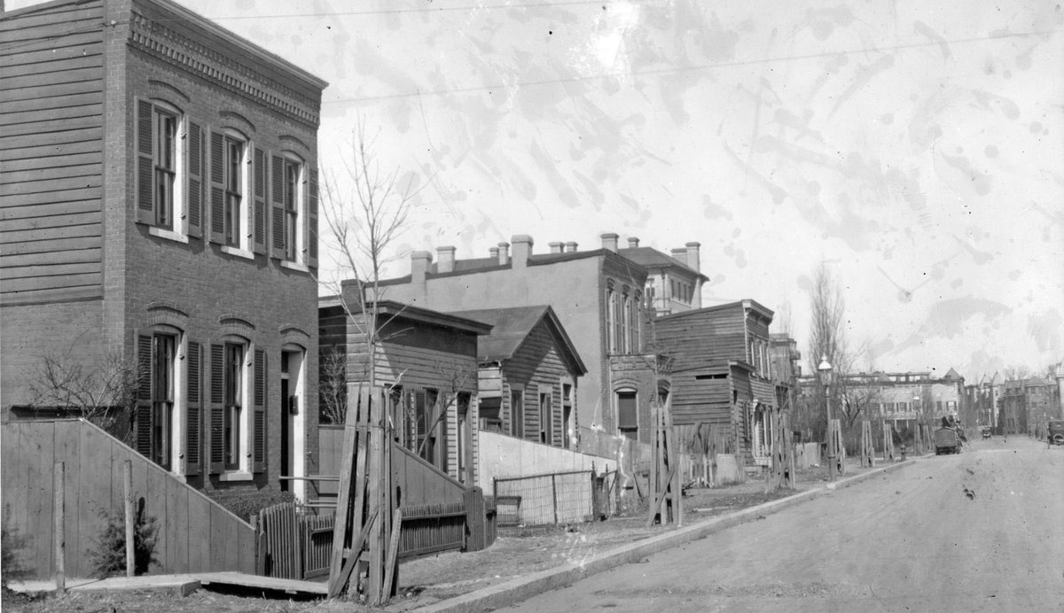 Before construction of the park, the area was rural, interspersed with estates. The site itself was home to a post-Civil War African American settlement where some 200 long-standing free and recently-free Black people built a comfortable community. ( prior to 1914, credit: CFA)