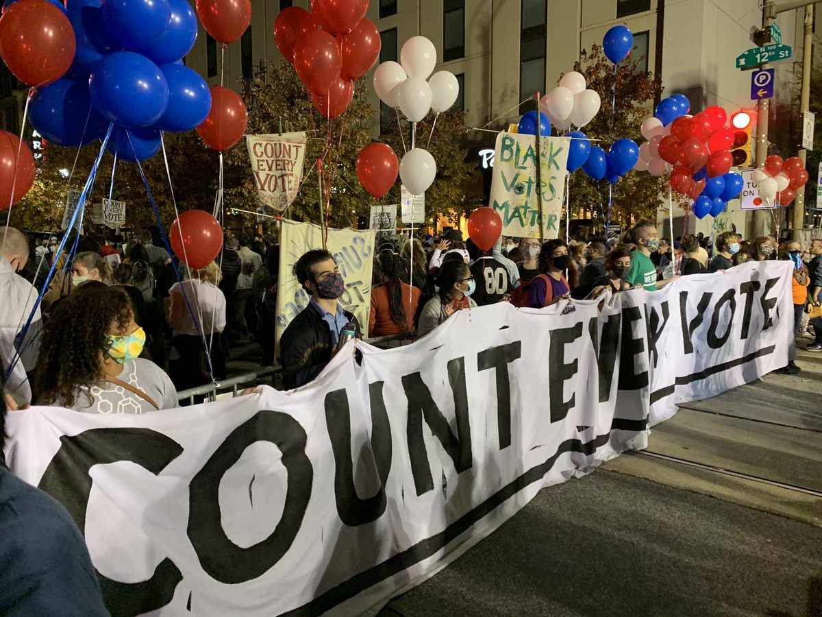 PAStandsUpPAC's tweet photo. BIDEN TAKES THE LEAD IN PENNSYLVANIA. Y’all we did this! 🔥#CountEveryVotePA #UpToUsPA https://t.co/FUrTYuhpMk
