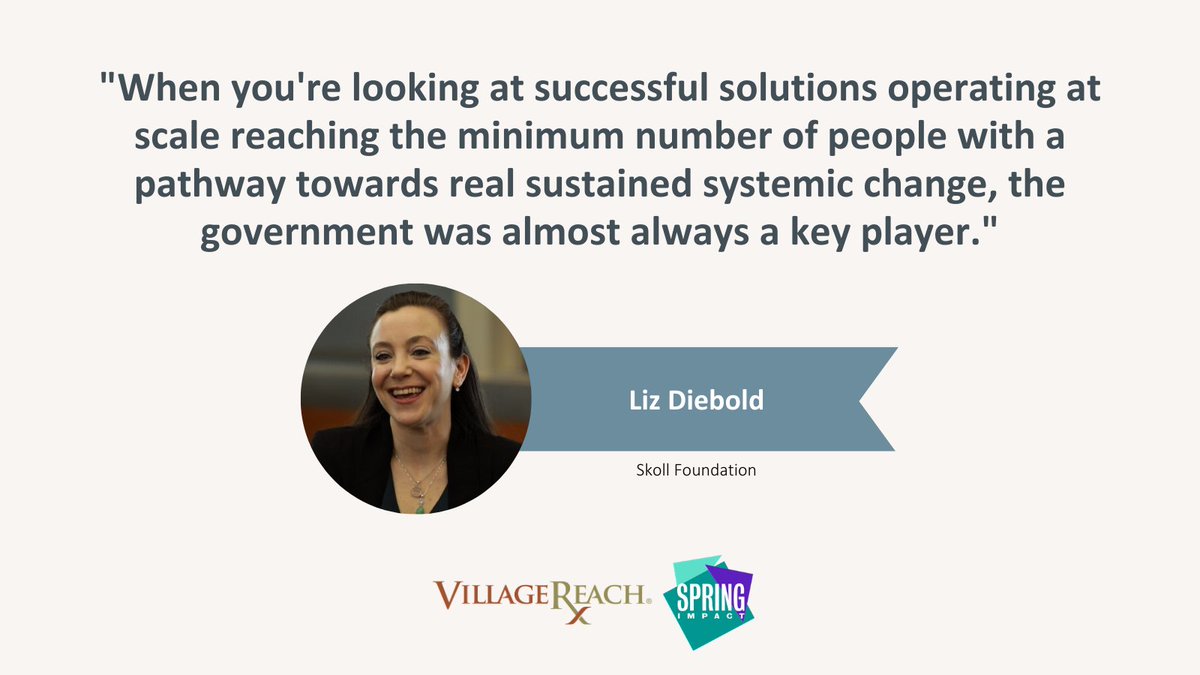 VillageReach's tweet photo. The journey to scaling solutions always requires government partnerships.

 Learn more from a new tool. #JourneytoScale
@SpringImpact @LizDieboldKC @SkollFoundation https://t.co/XC9qdBDMHJ