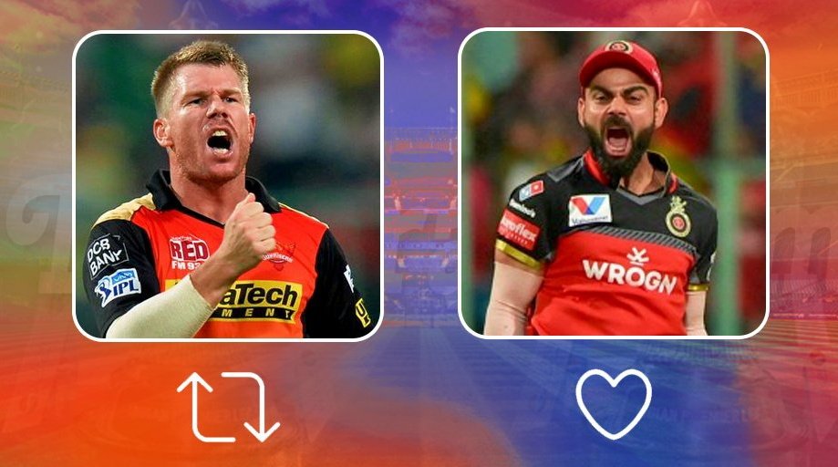 HindiMe3's tweet photo. Best captain in IPL 2020 cricket ?
#RCBvSRH #IPL2020 #ViratKohli #RCBvsSRH
#SRHvRCB https://t.co/7Xg6IXdI7r