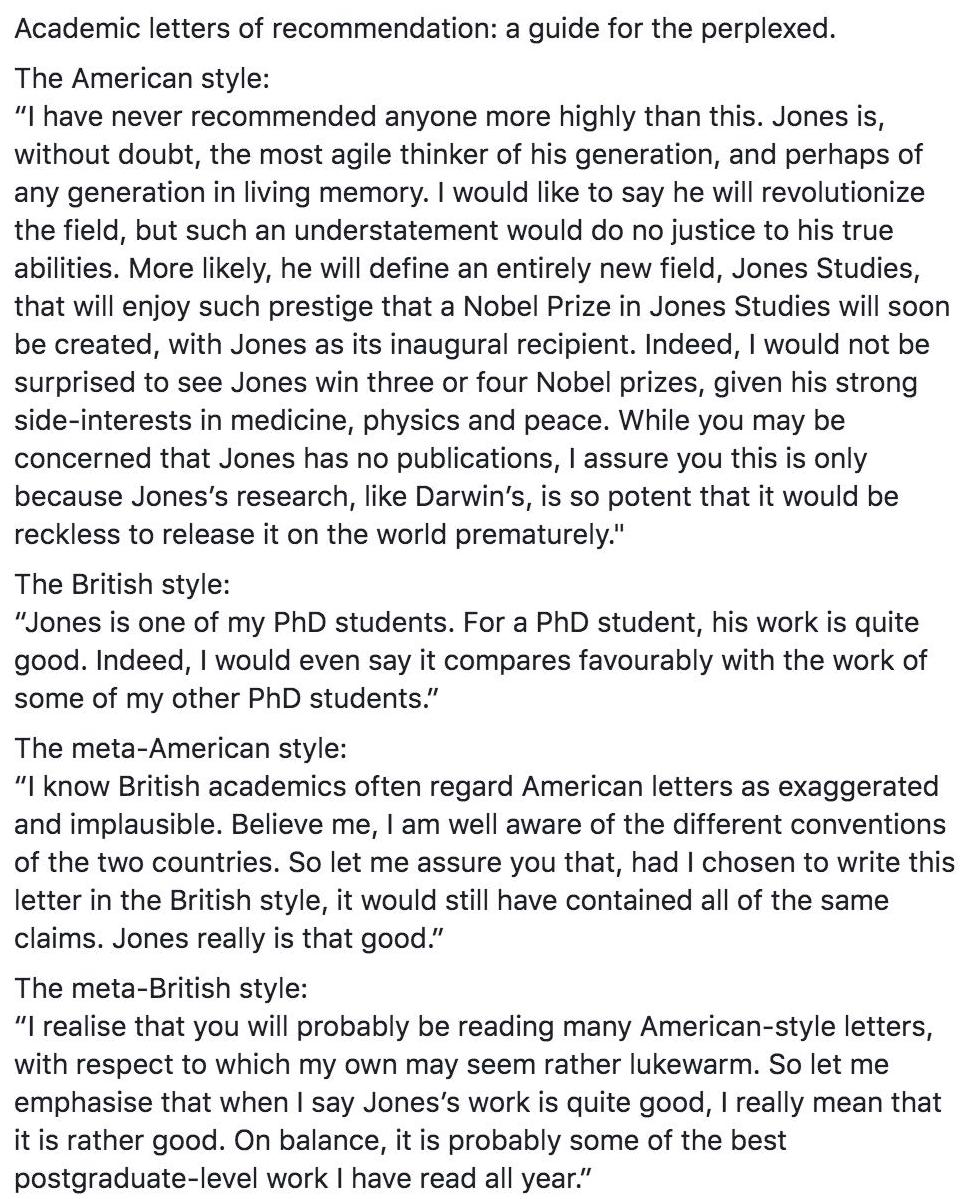 birchlse's tweet photo. Academic letters of recommendation: a guide for the perplexed. (This feels timely again.) https://t.co/KHe75wqiOS