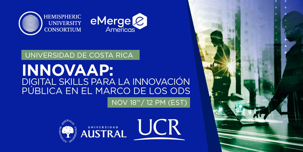 IngAustral's tweet photo. Desde 2018, #Innovap ha colaborado con el gobierno en el desarrollo de diferentes iniciativas para transferir capacidades innovadoras enfocadas en los #ODS.
Alumnos, profesores e investigadores, ¡son todos bienvenidos al @HemisphericCons!
Registrate aquí: https://t.co/CWrNodw8ku https://t.co/lqZvqV9Rq7
