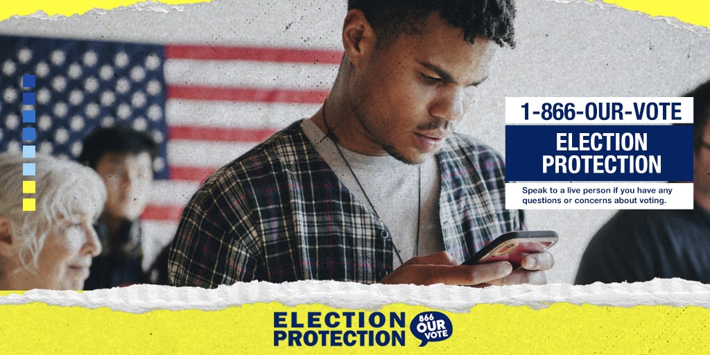 Georgia 866-OUR-VOTE for help with provisional ballot issues