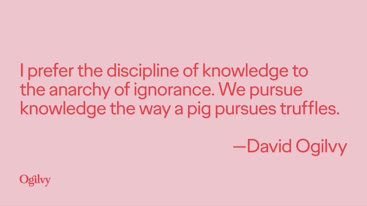 Your Friday #Ogilvyism