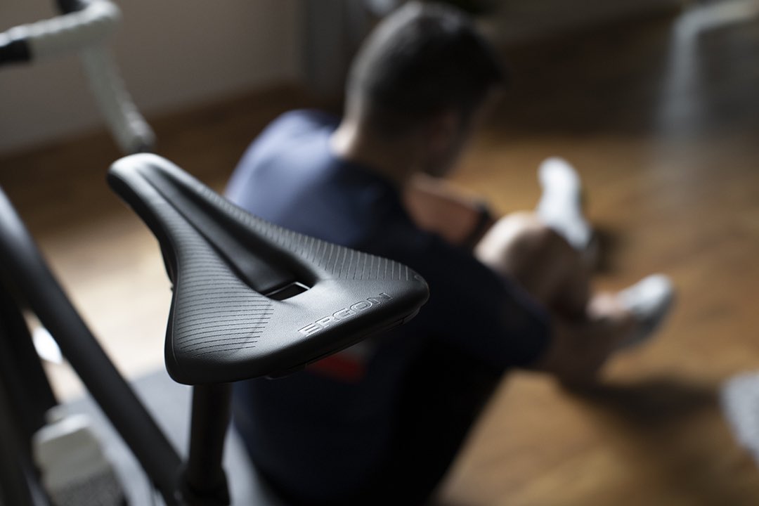ErgonBike's tweet photo. The engineers and designers at Ergon have gone the extra mile to increase seated comfort and ensure every ounce of power goes into the pedals. There's no better test than virtually lining up on @GoZwift equipped with your SR saddle. #ergonbike #srmen #srwomen https://t.co/Ipsjbl5GP6