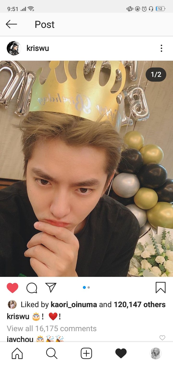 HAPPY BIRTHDAY KRIS WU ILOVEYOUSOMUCH  