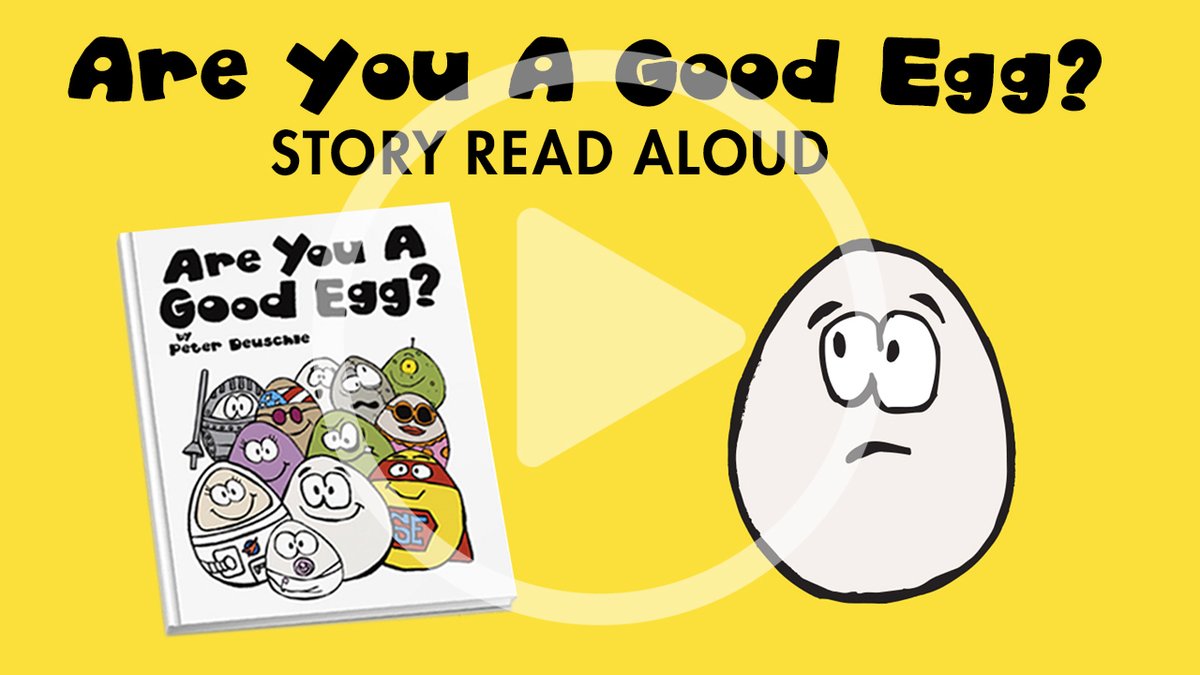 GoodEggWorld's tweet photo. Are You A Good Egg? - Read Aloud Video - An Uplifting Story About Feelings, Moods and Self-esteem https://t.co/GKMxf0CAk3

#kindergartenclassroom #elementaryteacher #teachersfollowteachers #teachershare https://t.co/c2rNrsRLUp