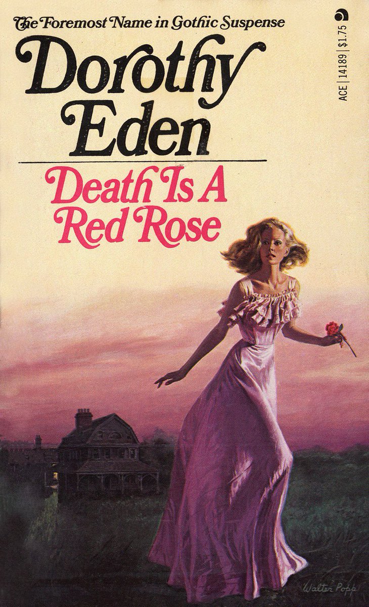 Soon Holt, along with Dorothy Eden, Joan Aiken, Marilyn Ross, Caroline Farr and many other authors were leading a gothic revival that would run up to the mid-80s. It was a revival sold by word of mouth, which helps explain why the cover art was so similar.