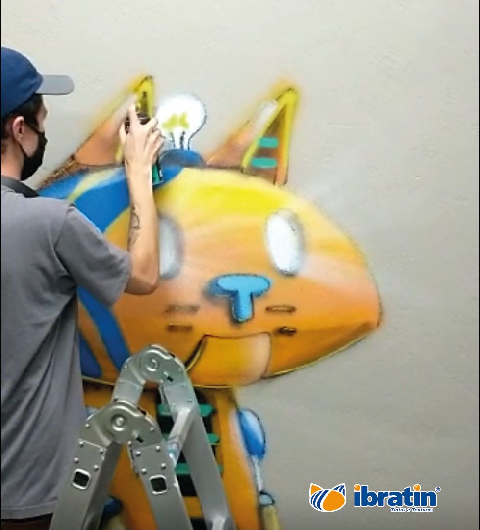 ibratin's tweet photo. A sede corporativa de São Paulo está de cara nova!

Trabalho realizado pelo artista Heitor. Os traços do artista são inconfundíveis, seu estilo é o “Retrofuturismo”. Confira o resultado!

Instagram do artista: heitor_ohas
https://t.co/7Hf2K9N6JK
#graffiti #arte #Ibratin https://t.co/atU52LBLoc