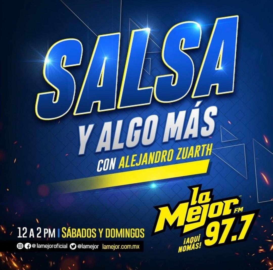 amrzuarth's tweet photo. MAÑANA #SalsayAlgomas
EN VIVO POR @LaMejor FM 97.7
⏰12:00 A 2:00 PM
¡AQUÍ NOMÁS!
RETUIT 🔁 SI YA LO SABES
LIKE ❤️ SI LO VAS A ESCUCHAR
.
.
.
#LaMejor #SalsayAlgomas #Programa23 #AlejandroZuarth #ElQueSabeSabe #AquiNomas https://t.co/8vJR9QCdob