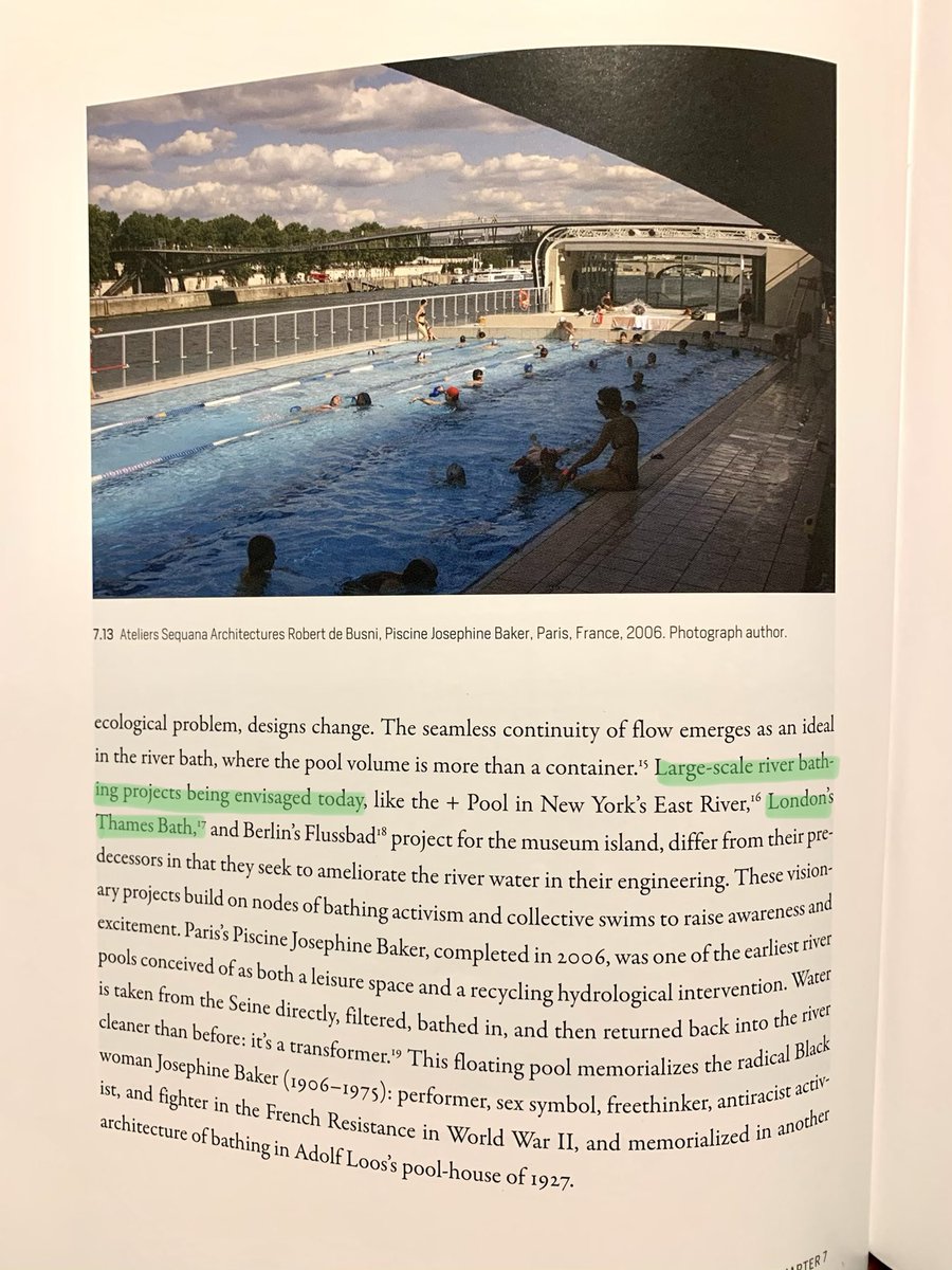 ThamesBaths's tweet photo. Finally got hold of Christie Pearson’s masterpiece, #architectureofbathing. It’s a fabulously detailed look at our love of #water. Plenty to read but quickly tracked down our mention! Lovely. #swimming #floatingpool #london #riverthames #thames #outdoorswimming #bathing https://t.co/kKPNDL3TCS