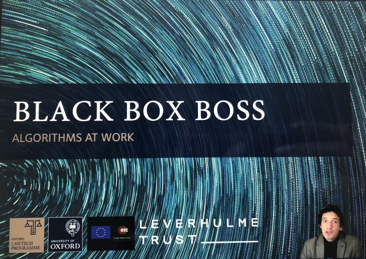 drpamelalirio's tweet photo. Algorithm management: The role of the manager in light of #AI 🤖 An important inquiry and conversation 💬 !!
#BlackBoxBoss @JeremiasPrassl #UnboxingAI #HR https://t.co/acsLaF8hA4