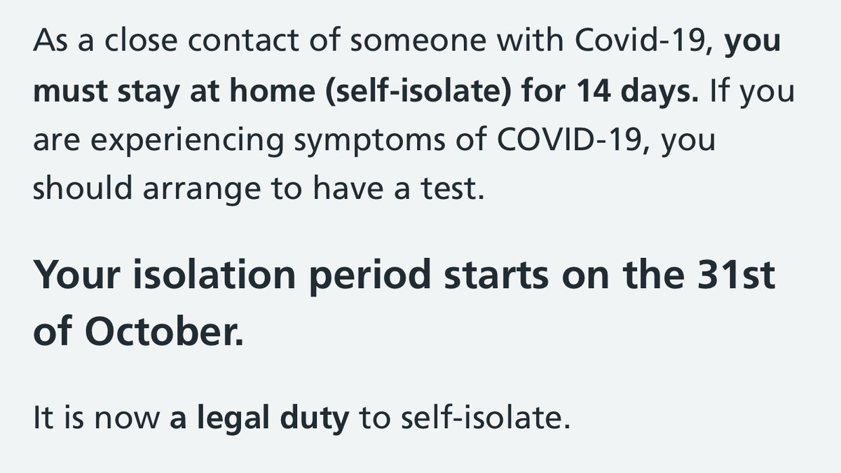 simpsonjoanne's tweet photo. So I have just received a text message from the NHS track and trace to say I needed to self isolate for 14 days. 
I needed to self isolate as of the 31st October ! A week ago !!! 🤬🤬 
I have been to work all week !!! @piersmorgan EPIC fail!  🤦🏻‍♀️🤦🏻‍♀️🤦🏻‍♀️🤦🏻‍♀️ https://t.co/rsXjOS4Sh3