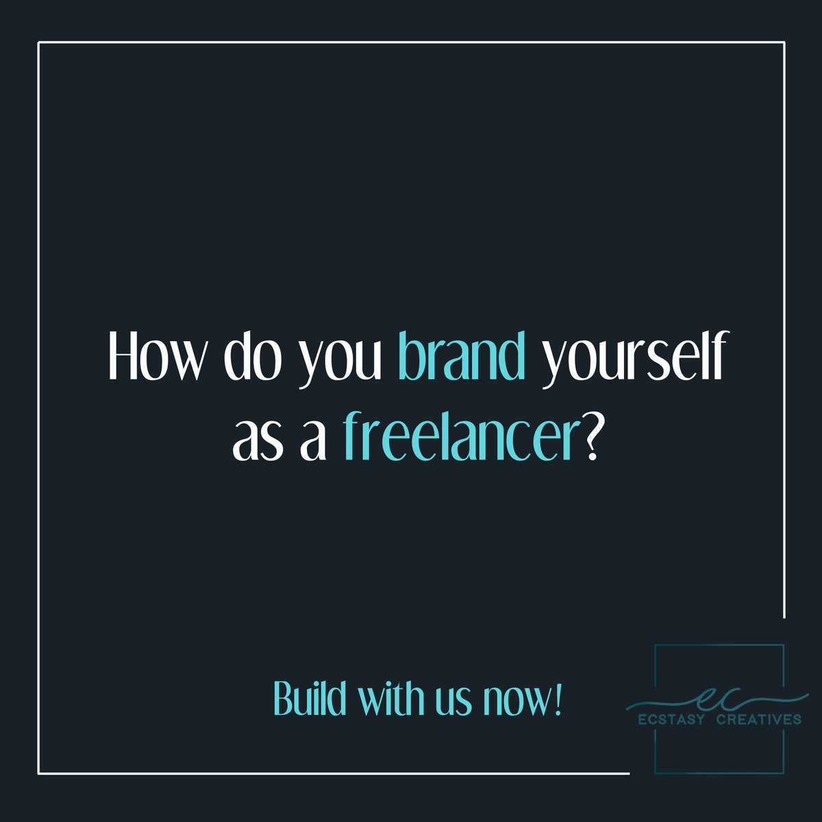 buildwithEC's tweet photo. In the growing trends of employment, Freelancing is something that many have adopted for a living.
#freelancers #motivation #inspiration #freelancingforbusiness #freelancing #freelancedesigners #freelancewriters #freelancers #business #entrepreneur #startups #ecstasycreatives https://t.co/toLQvY2ZSq