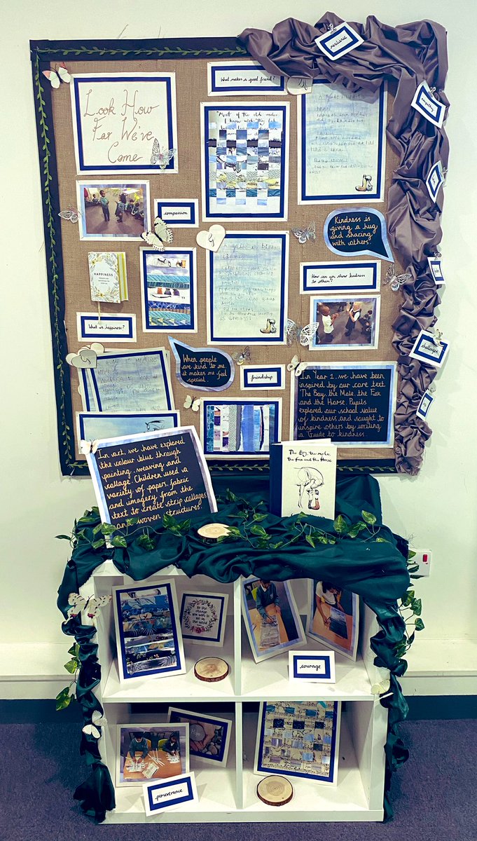 TandL_WestThorn's tweet photo. A Guide to Kindness by @Year1WT_sch ❤️ Such beautiful learning outcomes linking to last half term’s core text by @charliemackesy - keep up the excellent learning, Year 1! @WestThorntonSch https://t.co/SWKzVlMrfV