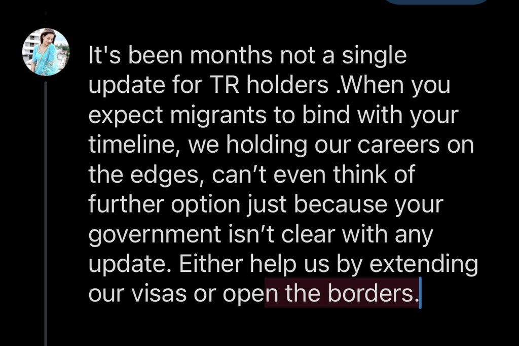 Rosekaur96's tweet photo. Be fair let us restart our normal life again🙏🏻 @AlanTudgeMP @SenatorWong @australian @SBSPunjabi @AusHCIndia @AusBorderForce @9NewsAUS @ScottMorrisonMP @DanielAndrewsMP @dfat @PeterDutton_MP @ausgov @SBSHindi #extendourvisas #helptemporaryresidents #LetUsComeToAus https://t.co/pgSKNa76UB