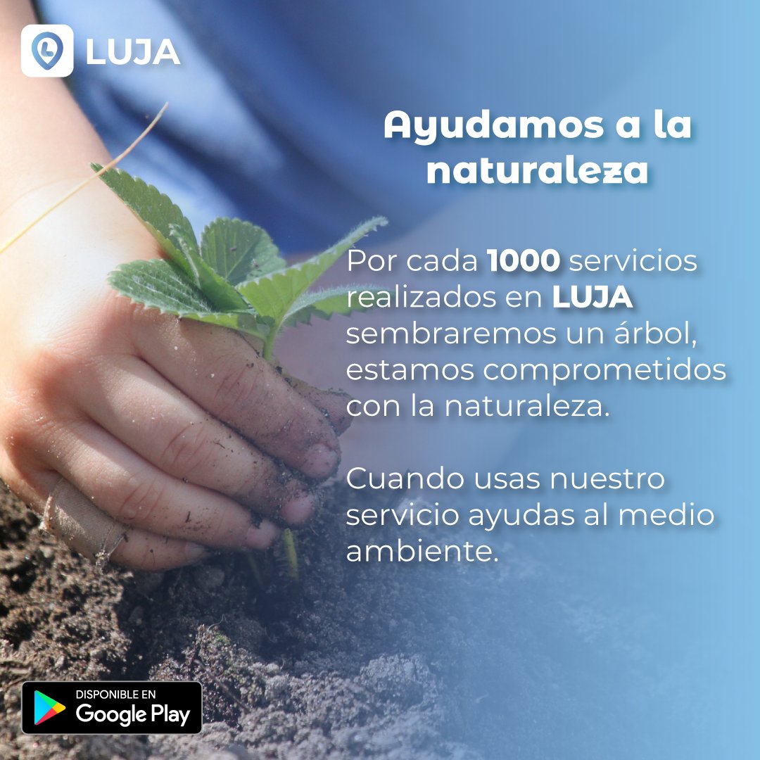 LUJA_CO's tweet photo. Somos una empresa comprometida con la naturaleza, es por eso que  plantaremos un árbol por cada 1000 servicios realizados.

Descárgala en Google Play:
 https://t.co/k3JhcSrOfw                                                            

#luja #mudanza #flete #acarreo #valledupar https://t.co/z2L9gMUadP