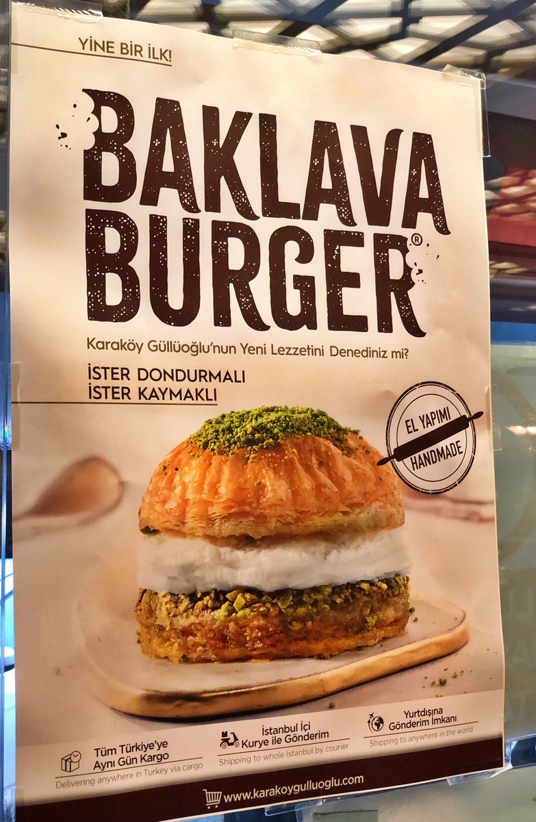DerekMarkwell's tweet image. And I’m not even sorry 😂😍😰

#baklava #karakoy #sugaroverload #noregrets